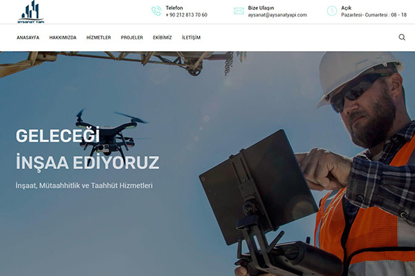 Aysanat Yapı  Website