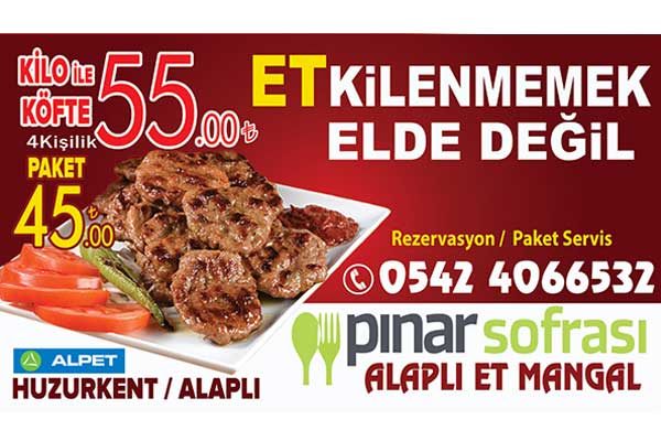 Pınar Sofrası Billboard 2
